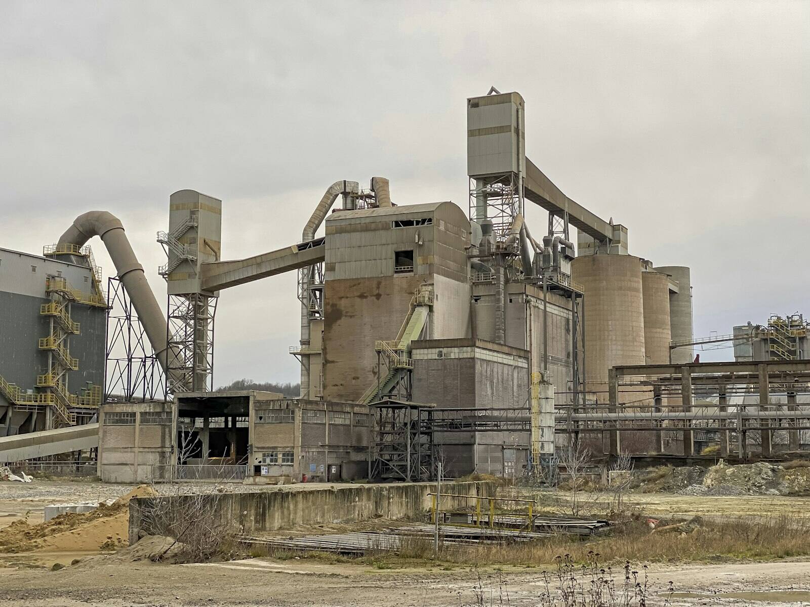 Cement plant structures